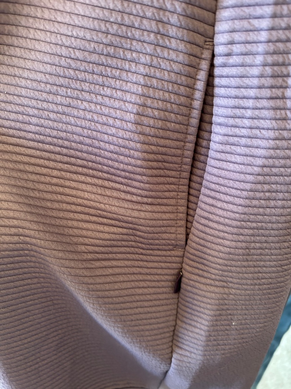 MPG Lavender Ribbed Zip-Front Puffer Jacket - Picture 6 of 13